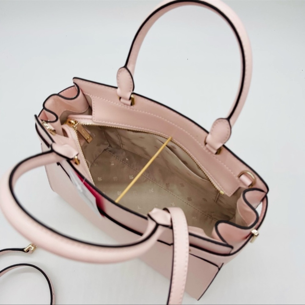 Kate Spade Staci Medium Satchel Crossbody Bag Light Pink - Picture 10 of 11
